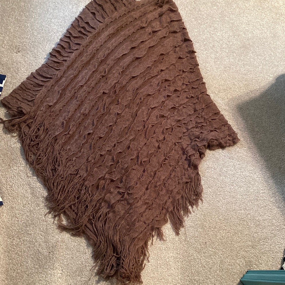 One Size sweater poncho
